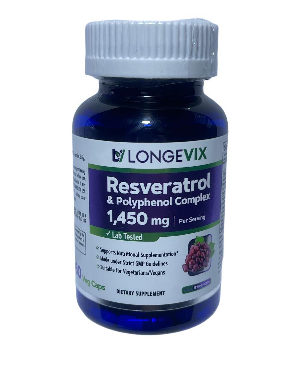 RESVERATROL 60 CAPSULAS EE.UU